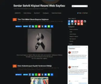 Serdarselvili.com.tr(Güncel yazı) Screenshot