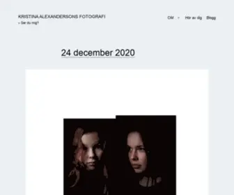 Serdumig.se(Kristina Alexandersons fotografi) Screenshot