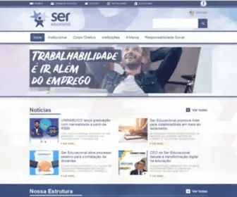 Sereducacional.com(Grupo Ser Educacional) Screenshot