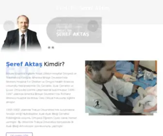 Serefaktas.com(Ortopedik Hastalıklar Sitesi) Screenshot