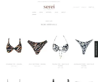 Sereiclothing.com(Shop all women's swimwear) Screenshot