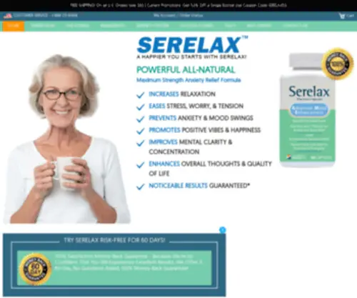 Serelax.com(Serelax Offcial Website) Screenshot