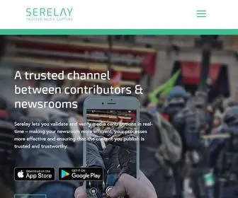 Serelay.com(Trusted Media Capture) Screenshot