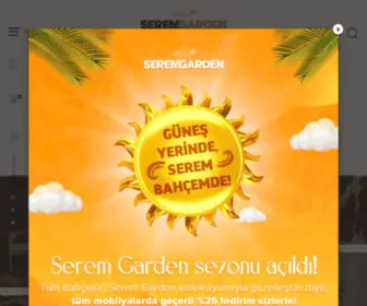 SeremGarden.com.tr(Bahçe mobilyası) Screenshot
