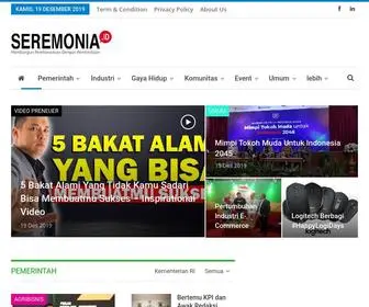 Seremonia.id(Membangun Perekonomian dengan Pemberitaan) Screenshot