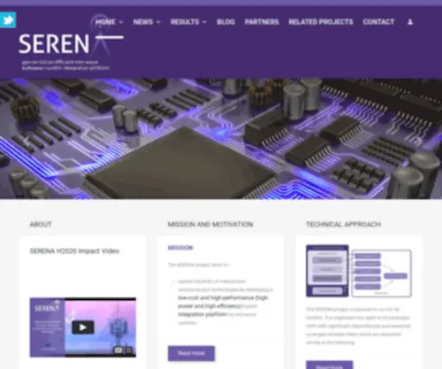 Serena-H2020.eu(Serena H 2020) Screenshot
