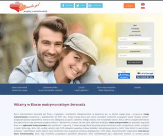 Serenada.pl(Biuro matrymonialne Serenada) Screenshot