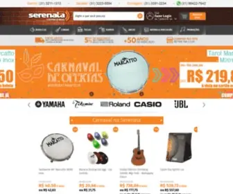 Serenatanet.com.br(Serenata Instrumentos Musicais) Screenshot