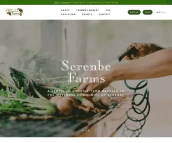 Serenbefarms.com(Serenbe Farms) Screenshot
