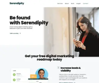 Serendipity-INT.co.uk(Award Winning Digital Marketing Agency in London) Screenshot