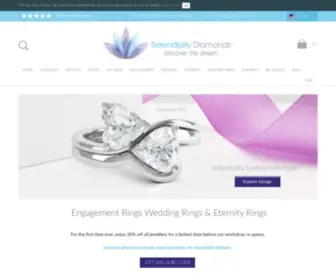 Serendipitydiamonds.com(Engagement Rings Wedding Rings & Eternity Rings) Screenshot