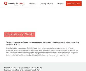 Serendipitylabs.com(Coworking and Flex Office Space) Screenshot
