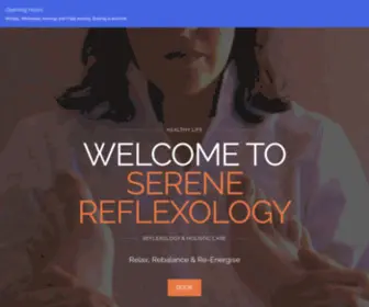 Serene-Reflexology.com(Serene Reflexology) Screenshot