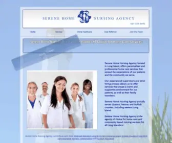 Serenehomenursing.com(Home Care) Screenshot