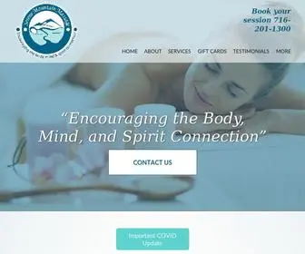 Serenemountainmassage.com(Serene Mountain Massage) Screenshot