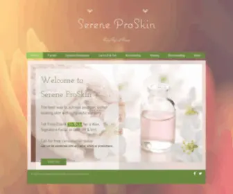 Sereneproskin.info(Skin Care Clinic) Screenshot