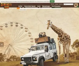 Serengeti-Park.com(Der Tier und Freizeitpark in Niedersachsen) Screenshot