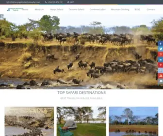 Serengetiadventuresafari.com(Segein Adventure Safaris specialises in budget Africa travel) Screenshot