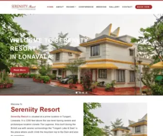 Sereniityresort.com(Best Resort in Lonavala to Stay With Family and Friends Near Mumbai) Screenshot