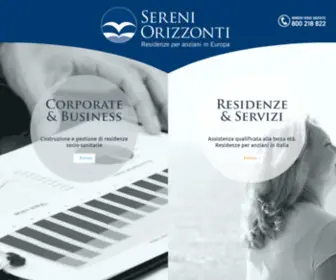 Sereniorizzonti.it(Sereni Orizzonti) Screenshot