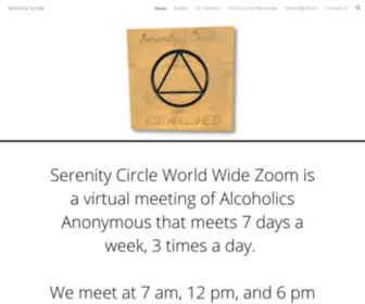 Serenitycirclewwz.com(Serenity Circle) Screenshot