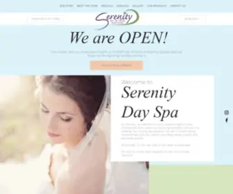 Serenitydayspamagnolia.com(Serenity Day Spa) Screenshot