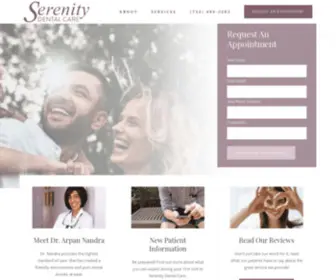 Serenitydentalcare.net(Serenity Dental Care) Screenshot