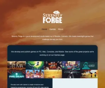 Serenityforge.com(Serenity Forge) Screenshot
