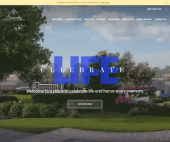 Serenityfuneralhome.com(Serenity Funeral Home) Screenshot