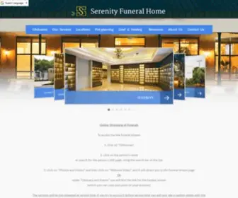 Serenityfuneralhomememphis.com(Serenity Funeral Home) Screenshot