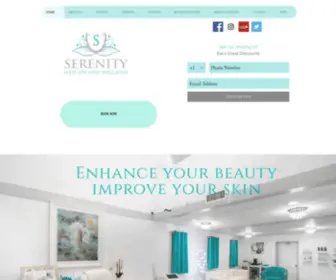 Serenitymedspahouston.com(Serenity Med Spa & Wellness) Screenshot