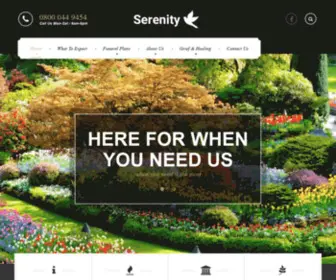 Serenityplan.co.uk(Serenity Plan) Screenshot