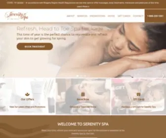 Serenityspabythefalls.com(Marriott Fallsview Hotel & Spa) Screenshot