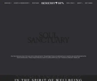 Serenityspaonline.com(Our philosophy at Serenity Spa) Screenshot