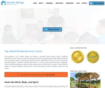 Serenityspringsrecovery.com(Serenity Springs) Screenshot
