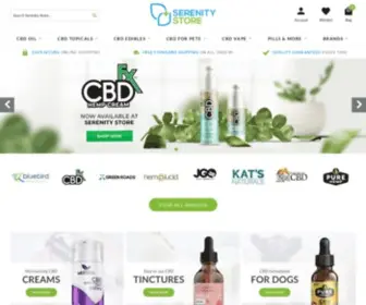SerenityStore.com(Buy CBD online) Screenshot