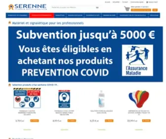 Serenne.com(Matériel de sécurité incendie) Screenshot