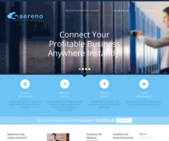 Serenoclouds.com(Sereno Cloud) Screenshot