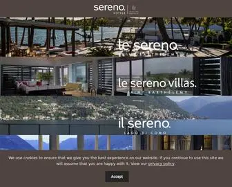 Serenohotels.com(Sereno Hotels) Screenshot