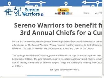 Serenowarriors.com(Sereno Warriors) Screenshot