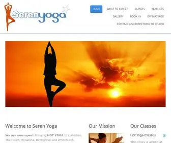 Serenyogacardiff.co.uk(Seren Yoga) Screenshot