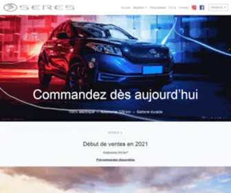 Seres-Automobiles.fr(Bienvenue sur le site officiel de Seres France) Screenshot