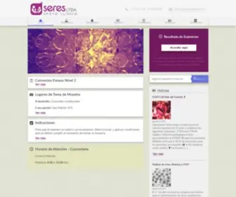 Seres.cl(Laboratorio Seres) Screenshot