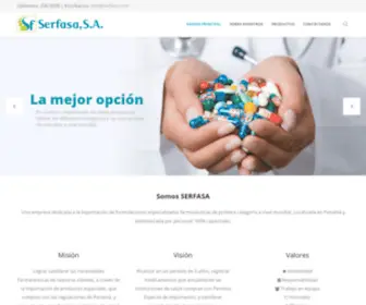 Serfasa.com(Panamá) Screenshot