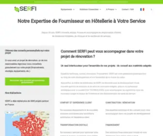 Serfigroup.com(Fournisseur en hôtellerie) Screenshot