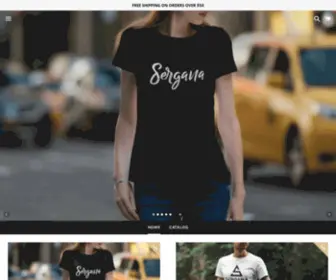 Serganacompany.com(Clothing) Screenshot