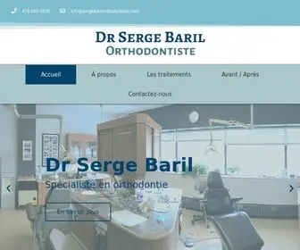 Sergebarilorthodontiste.com(Dr Serge Baril Orthodontiste) Screenshot