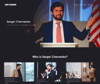 Sergeichernenko.com(Non-Secrets of a Successful Presentation by Sergei Chernenko) Screenshot