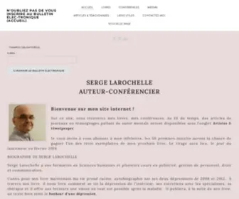 Sergelarochelle.com(Ma vie prend racine) Screenshot