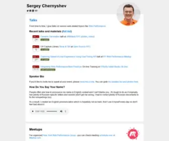 Sergeychernyshev.com(Sergey Chernyshev) Screenshot